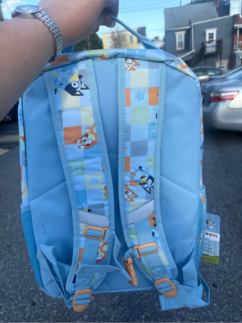 Kids Backpack – Blue & Orange